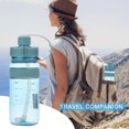 thumbnail image 4 of Botella de deporte de viaje al aire libre para niños y estudiantes con correa de vaso de agua de plástico con espacio de paja para PC Wmkox8yii jkg6044, 4 of 4