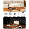 thumbnail image 6 of Desk Pad, PU Leather Non-Slip Desk Mat Large Mouse Pad for Desktop, Waterproof Laptop Computer Writing Mat for Office, Home, Work, Gaming (31.5" x 15.8", Orange), 6 of 8