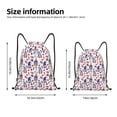 thumbnail image 2 of Xecao 4th Of July Pattern Sports Drawstring Backpack - String Swim Gym Bag with Wet Proof Pocket for Women&Men-Small, 2 of 6
