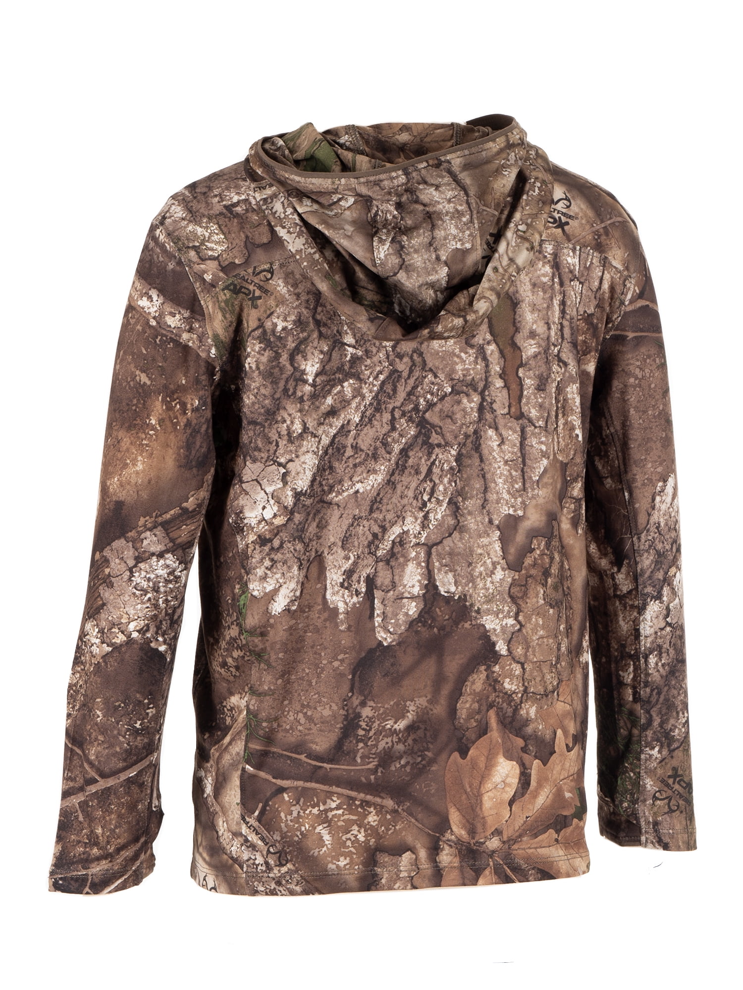 Realtree Youth Long Sleeve Performance Fishing Hoodie, L