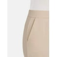 thumbnail image 4 of Hilary Radley Ladies' Size Large (12-14) Crepe Pull-On Pants, Beige, 4 of 4
