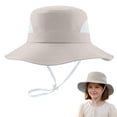 thumbnail image 5 of Boys Bucket Hat 3-6 Years Outdoor Sun Hat For Toddler Baby Kids Fishing Hat UPF 50+ reathable Sun Hat Beach Hat Summer Cap Swim Fishing Safari, 5 of 6