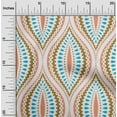 thumbnail image 1 of oneOone Polyester Lycra Dark Mustard Fabric Ogee Damask Craft Projects Decor Fabric Printed By The Yard 56 Inch Wide, 1 of 4
