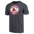 thumbnail image 2 of Men's Heathered Navy Boston Red Sox Cooperstown Collection Forbes Tri-Blend T-Shirt, 2 of 3