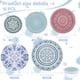 thumbnail image 2 of 10 Piezas de Cubiertas de Algodón Reutilizables en 5 Tamaños, Tela Elástica para Almacenamiento de Alimentos, Cubiertas Reutilizables para Tazones de Pan, Tapas Reutilizables para Alimentos, Frutas y, 2 of 10