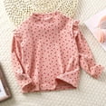 thumbnail image 1 of Camisa de niña con estampado floral de otoño e invierno, camiseta de niña con mangas voladoras, camiseta de otoño para niña, camisa de niña con mangas voladoras a juego, 1 of 6