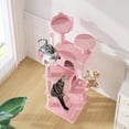 thumbnail image 3 of BestHome Multi-Level Cat Tree & Condo – Sturdy Climbing Tower with Sisal Scratching Posts & Interactive Toys,54inch, Pink, 3 of 6