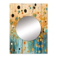 thumbnail image 2 of Designart "Considering the Possibilities V" Minimalism Mirror Wall Decor - Modern Brown Abstract Mirror Wall Art For Entryway - 32" x 24" Inch, 2 of 5