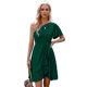 thumbnail image 1 of SAYOO , vestidos de noche de verano para mujer, color sólido, un hombro, volantes, minivestido de fiesta para mujer SAYOO Moda, 1 of 9