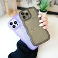 thumbnail image 5 of Compatible with iPhone 11 Pro,Cute Kawaii Bling Sparkle Glitter Frame Shape Soft Silicone Shockproof Protective Phone Case Cover for Women Girls Black, 5 of 16