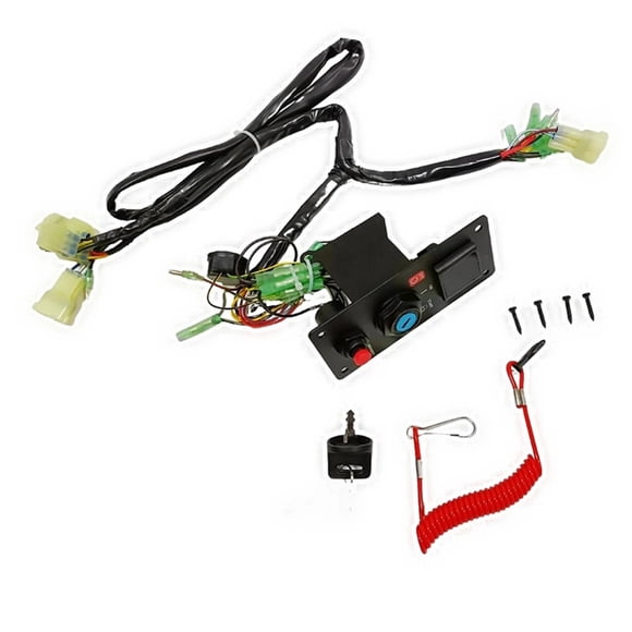 Yassdwbn Single Engine Ignition Switch Panel Kit For Honda Outboard Replace 06323-ZZ5-764