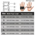 thumbnail image 2 of CHUANK RIGWARL 1 Pair Winter Cycling Gloves  Windproof Gloves Outdoor Gloves Two-finger Touch Screen  Non-slip Silicone  With Reflective Strip For Men Women, 2 of 6