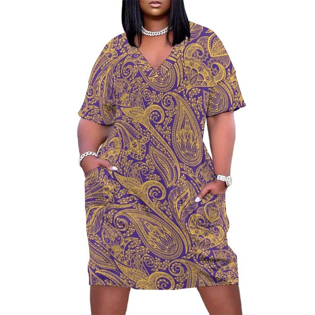Baton Rouge-vestido de Cachemira indio para mujer traje de dama de honor con bolsillo holgado de noche