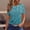 #0014-Blue, variant on Women's Casual Print Tees, Short Sleeve Round Neck Blushes with Relaxed Fit, Lightweight Summer Tops for Spring, Cute Flowy Shirts for Vacation Outings Gift