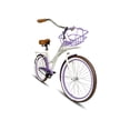 thumbnail image 2 of Bicicleta Black Panther Aruba R24 D C/Parr Y Cta Blanco/Morado, 2 of 3