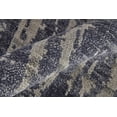 thumbnail image 5 of Feizy Altmar Modern Abstract, Blue/Gray/Taupe, 2'6" x 8' Runner Stain Resistant Kid Friendly Handmade Bohemian & Eclectic Stripes Design Carpet for Living Dining Bed Room, 5 of 8