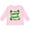 AD-Pink, variant on Inktastic Sassy Lassy with Green 4 Leaf Clovers Boys or Girls Long Sleeve Toddler T-Shirt