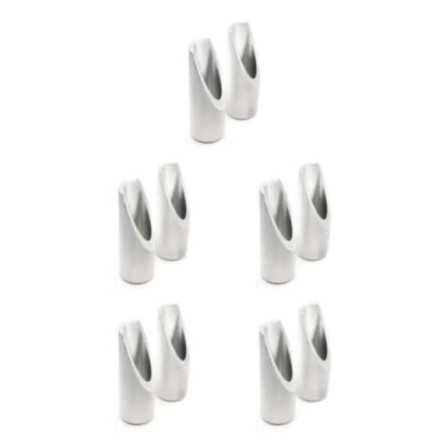 Clavijas de pie de aluminio para pedales de motocicleta Sidaley Toe Nail silver Type2 NO2