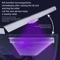 thumbnail image 4 of Toilet Bowl Cleaner  Lamp, Safe Automatic Shutdown Toilet Bowl Cleaner  Light Plastic  For Bathroom, 4 of 8
