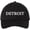 Black, variant on Detroit Dad Hat Classic Embroidered Proud Detroit Michigan 100% Cotton Adjustable Baseball Cap (Red)