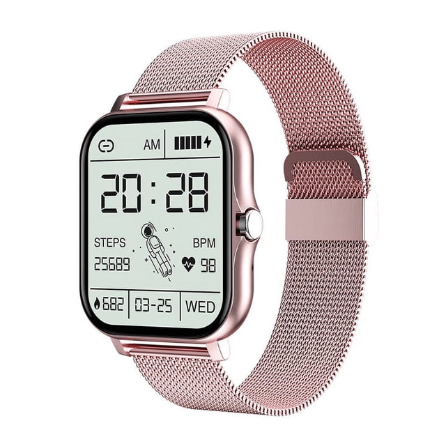 Reloj inteligente Bluetooth Llamada Ejercicio Podómetro Frecuencia cardíaca Presión arterial Oxígeno en sangre Sueño Monitoreo de salud
