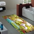 thumbnail image 4 of Thickened Rubber Bottom Anti-skid Bath Mat, Durable Flannel Mat Bright 12D Print Rug for Living Room, Absorbent Water Clearance MatS for Forfoundry Room and Kitchen, 4 of 6