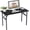 Black & Black Frame, variant on Foldable Desk for Small Spaces - 31.5" No Assembly Sturdy Writing Computer Table, Black Frame