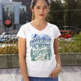 thumbnail image 4 of Country Roads Take Me Home Women's V-Neck T-shirt Rustic Mountains Road Trip Music, 4 of 7