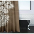 thumbnail image 3 of Simply Daisy 70" W x 73" H Conch Animal Print Polyester Shower Curtain, Brown, 3 of 3