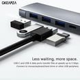 thumbnail image 4 of Adaptador USB C y estación de acoplamiento GKEAPZA para Galaxy dex iPad Pro, 4 of 7