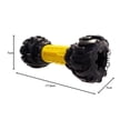 thumbnail image 2 of Juguete para Perros Tonka Amarillo Negro con Alimentador Interactivo para Razas Medianas y Grandes, 2 of 7