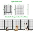 thumbnail image 7 of Txh001 Dog Playpen Outdoor, 24 Panels 40inch Indoor Dog Pen with Doors for Large/Medium/Small Dogs Pet Playpen Outdoor Dog Fence for RV, Camping, Yard, 7 of 7