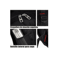 thumbnail image 4 of Mochila De Hombro Mm-03 Mochila De Estudiante Ligera Simple NEGRA detalles naranjas, 4 of 4