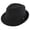 Black, variant on Epoch Hats Company Cotton Denim Fedora Hat (Men)