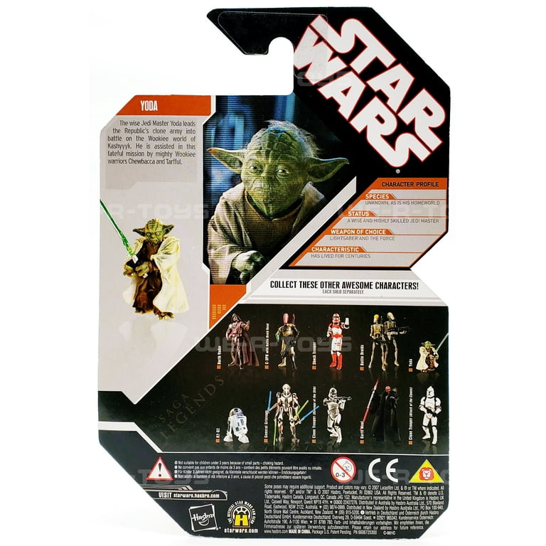 Star Wars YODA w/ Lightsaber Action Figure 30th Legends w