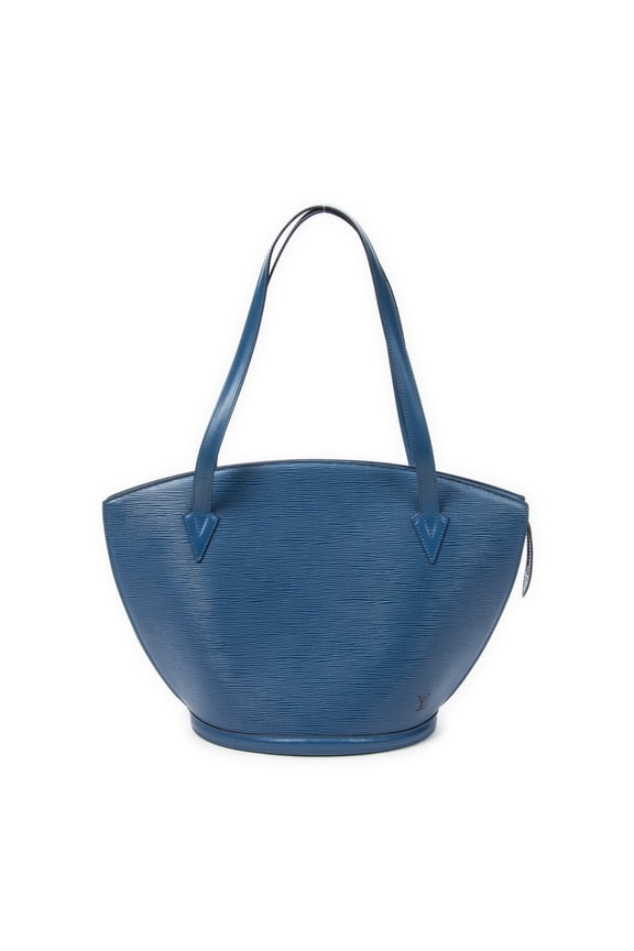 Pre-Owned Louis Vuitton Blue St-Jacques Shopping GM Shoulder Bag Epi