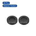 thumbnail image 3 of 26Pcs Ojetes de Caucho de Doble Cara 13/16" (20mm) Agujero de Perforación, 9/16" (15mm) ID, 3 of 7