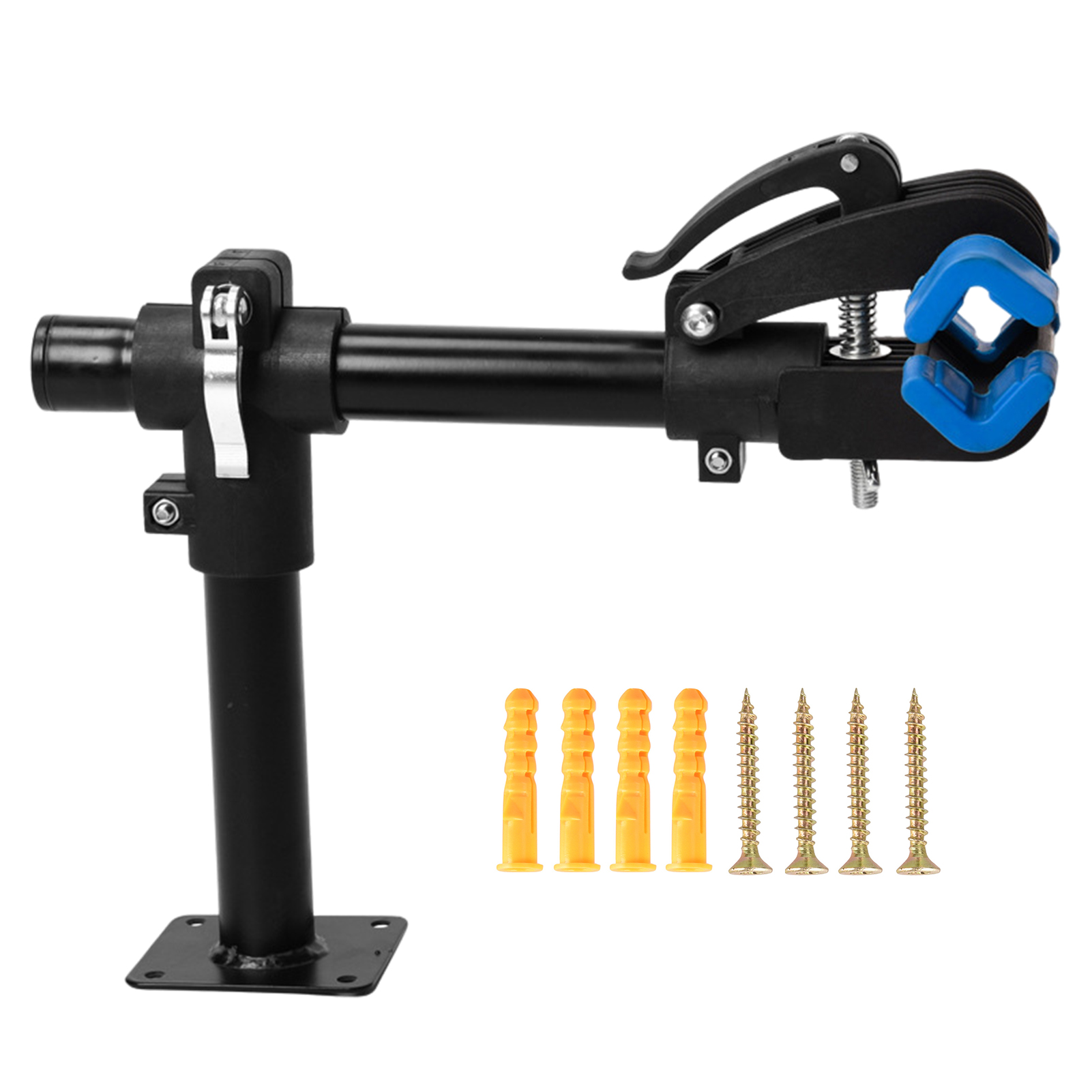 Adjustable Bicycle Wall Mount Rack Hanger Bike Repair Stand Maintenance