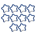 thumbnail image 2 of Colaxi 10Pcs Five Pointed Star Shaped Carabiner Heavy Duty Hanging Buckle Key Chain Clip for Outdoor Water Bottles Home Hiking Fishing, 2 of 10
