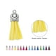 thumbnail image 3 of Uxcell 200 Pcs Borlas para llaveros, Borlas de cuero al por mayor para manualidades, Pendientes de borlas de colores, Multicolor, 3 of 6