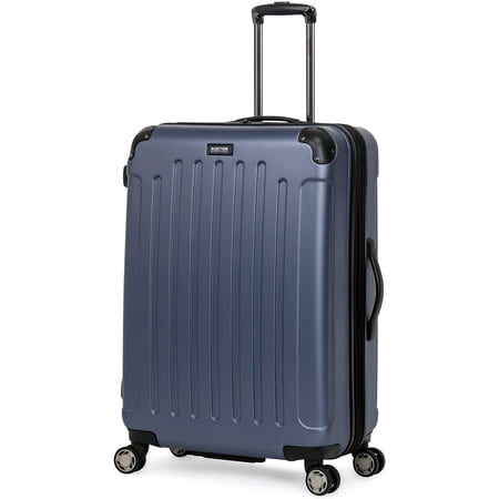 Kenneth Cole Reaction Renegade 28” Check Size Luggage Lightweight Hardside Expandable 8-Wheel Spinner Travel Suitcase, Smokey Purple, inch