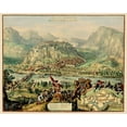 thumbnail image 2 of De Hooghe 18x15 Gold Ornate Wood Framed with Double Matting Museum Art Print Titled - Montmelian Fortress France - DeHooghe 1675, 2 of 4