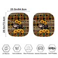 thumbnail image 2 of Kuiaobaty Auto Windshield Sun Shade 2 Pcs Car Window Sun Shield Blocks UV Rays Exterior Accessories 28.5" x 25.5" 2 Pack American Tribal Wolf Sunflower for Cars Trucks Sedans SUVs, 2 of 6