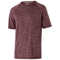 thumbnail image 5 of Holloway Sportswear L Boys Electrify 2.0 Short Sleeve Tee Maroon Heather 222622, 5 of 5