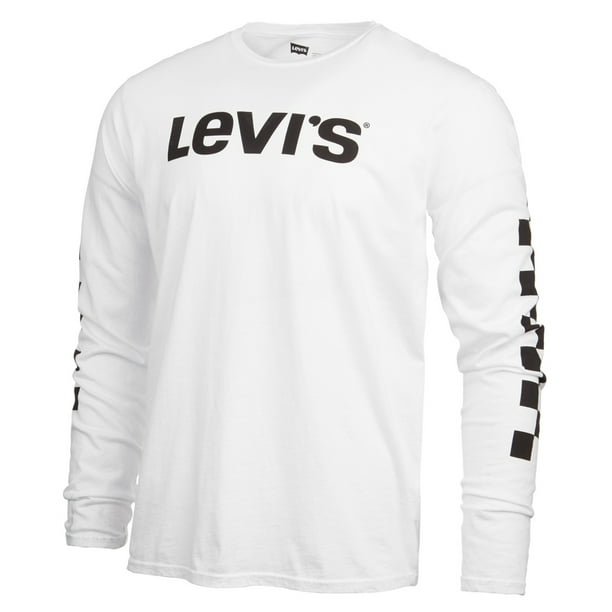 Camiseta Levi s Logo Graphic para hombre blanca mediana Levis Camiseta grafica Bodega Aurrera en linea