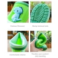 thumbnail image 4 of NOKIO Rain Boot𝗌 For Kids, Toddler Kids Rain Childrens Rubber Shoes With Easy On Handles Lightweight In Cartoo𝗇 Patterns For Boys & Girls, 4 of 7