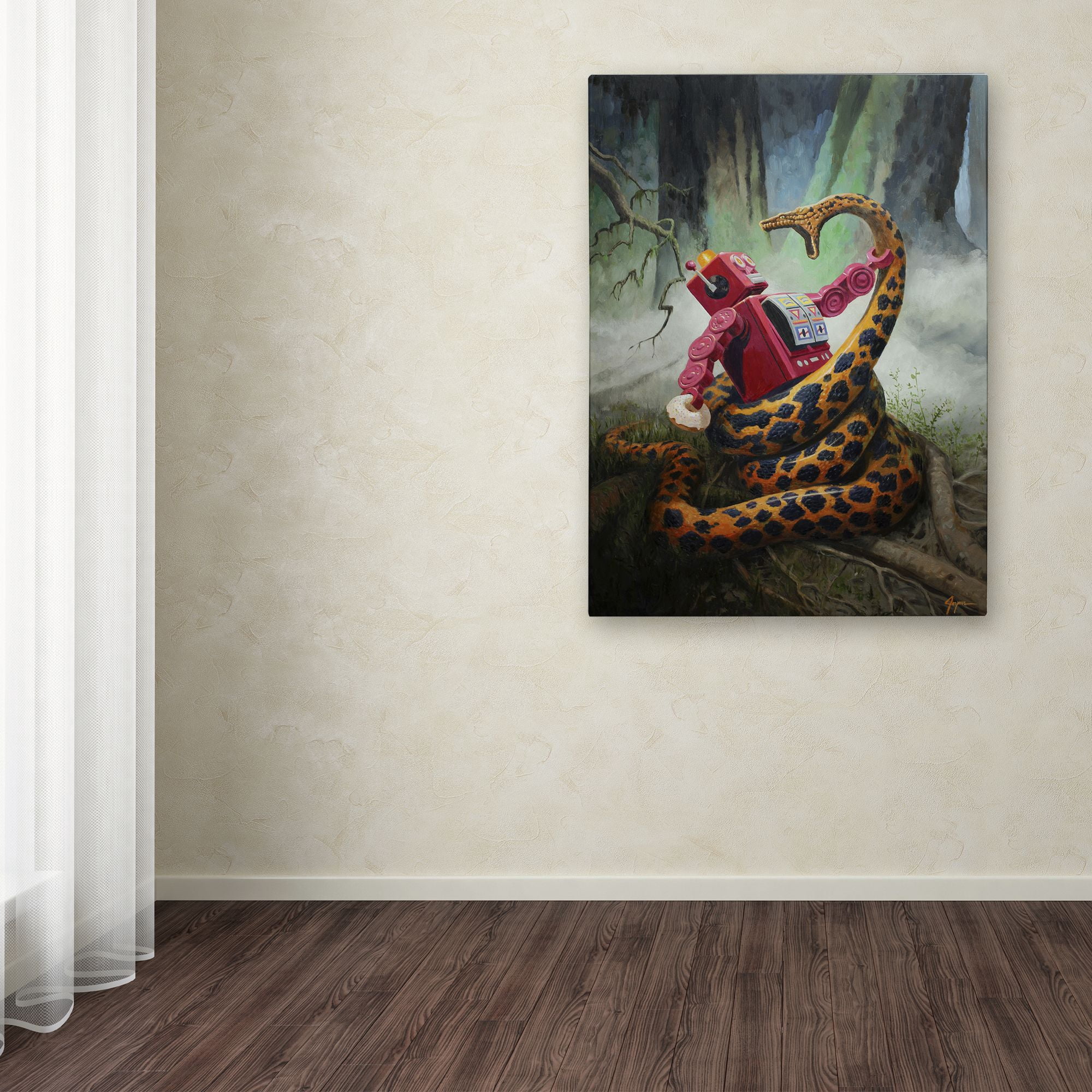 Trademark Fine Art "All Wrapped Up Again" Canvas Art by Eric Joyner