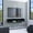 Black, variant on Floating TV Stand 59 inches Wide Accommodates 65-inch TVs Tidy Cable Organization