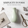 thumbnail image 4 of Unique Bargains Small Ceramic Bud Modern Cylinder Vase Green 2.4"L x 2.4"W x 5.1"H, 4 of 6