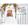 thumbnail image 4 of Bulldog Love Kisses Stand Cartoon Graphic Valentine's Day Hoodie Sweatshirt, 4 of 4